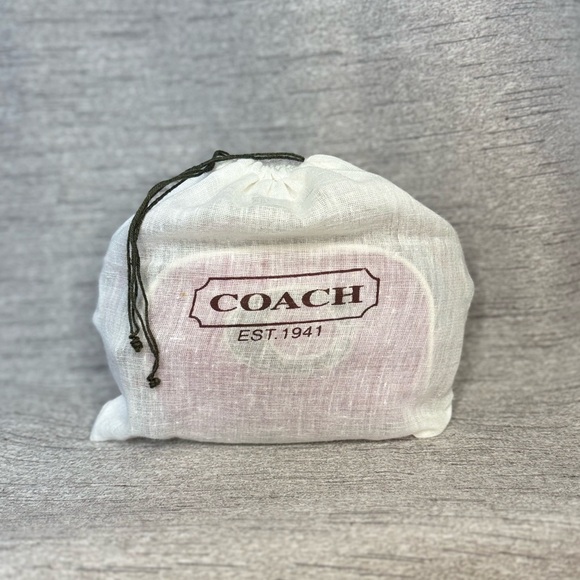 Coach Vintage Y2K Pink Suede, Signature Jacquard & Brown Leather Crossbody 7”x5” - Picture 17 of 17